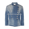 Jeans coat style jacket for women and ladies casual style custom made